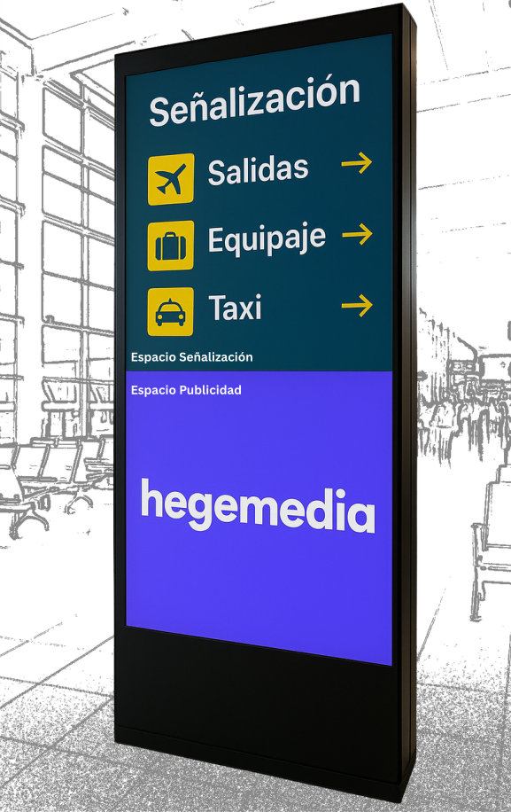Tótems Digitales 4 caras